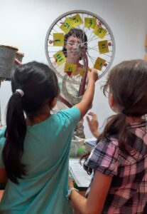 L'uPÔtëk avec les enfants(roue de la poésie)